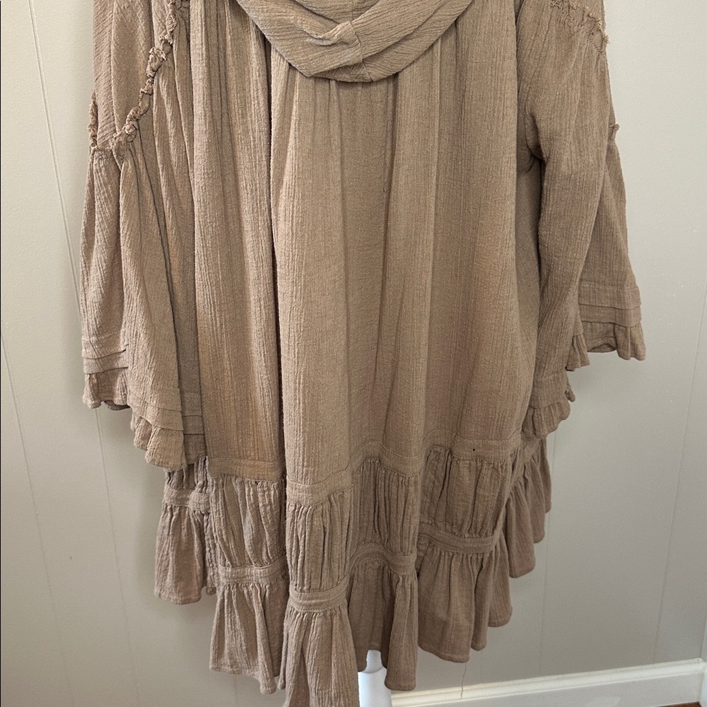 EUC Free People Soak Up the Sun Hooded Tunic Top - Picture 11 of 15